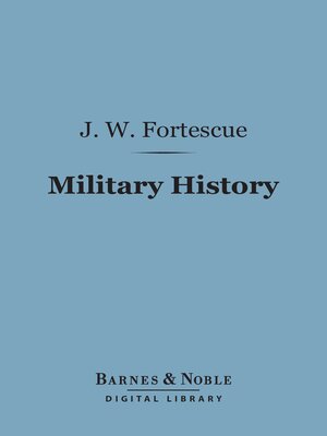 cover image of Military History (Barnes & Noble Digital Library)